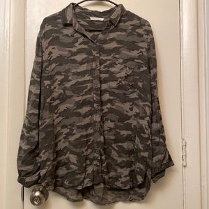camo button down shirt
